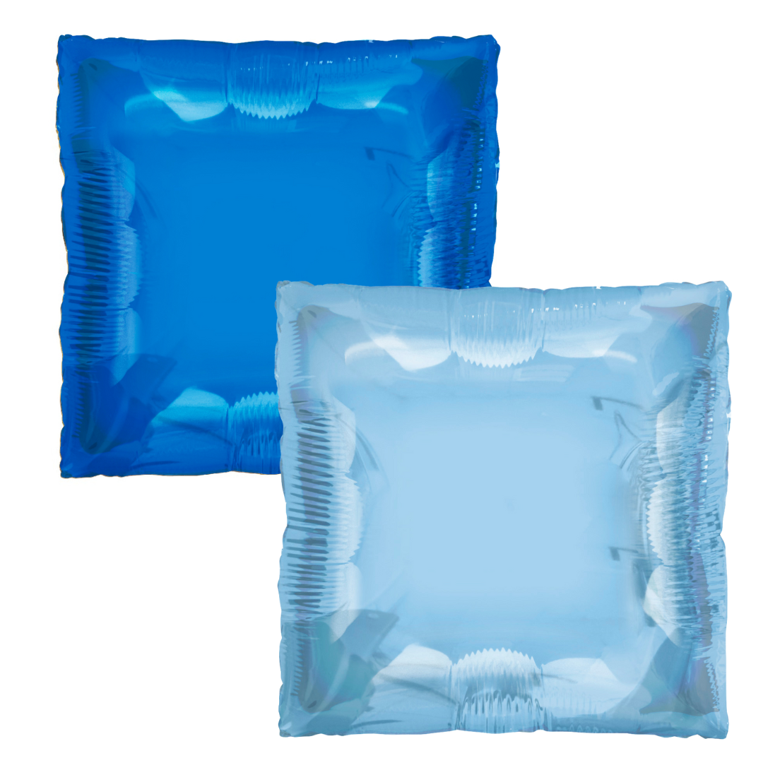 24" #78716 Tuftex SQUARED BLUE Mylar (Single Pack) 